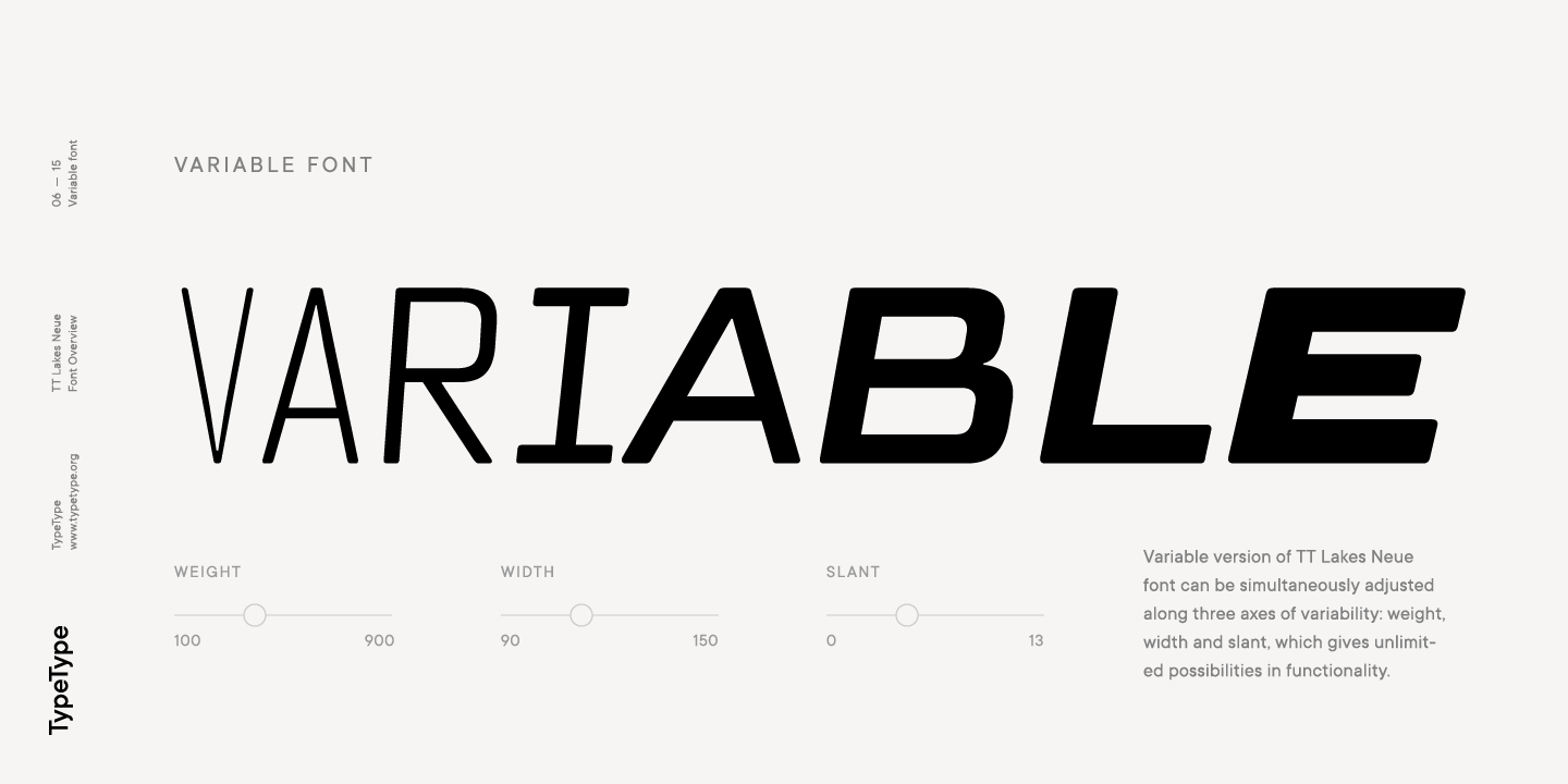 TT Lakes Neue DemiBold Italic Font preview